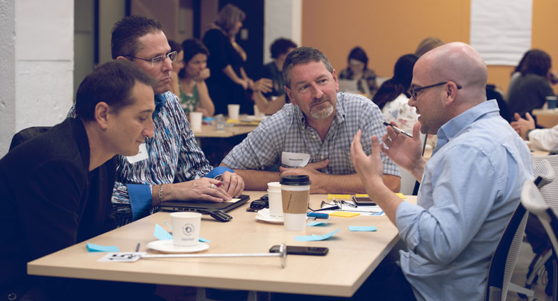 Participants de l’atelier « HEC Montréal : acteur clé dans la gestion des enjeux sociaux et environnementaux »