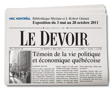 Le Devoir témoin vie Québécoise