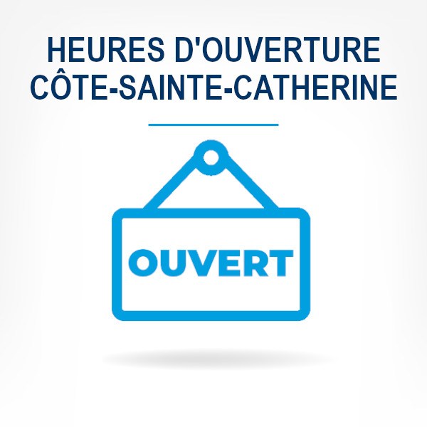 Heures d'ouverture de Côte-Sainte-Catherine