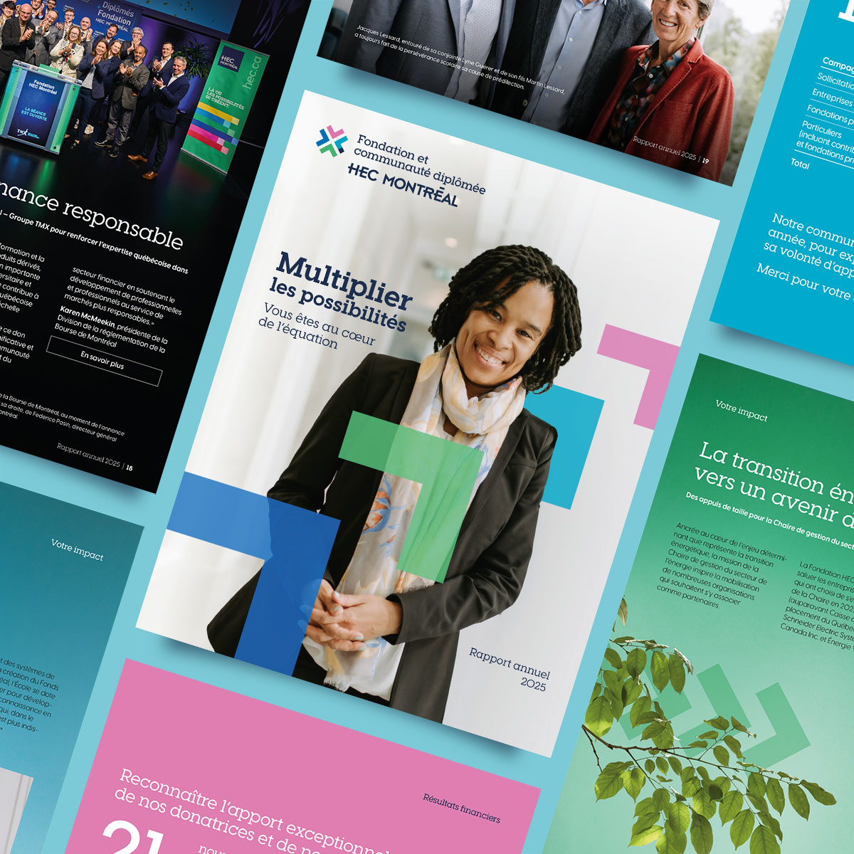 image des pages du rapport annuel 2025