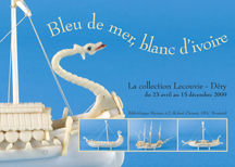 Bleu de mer, blanc d'ivoire