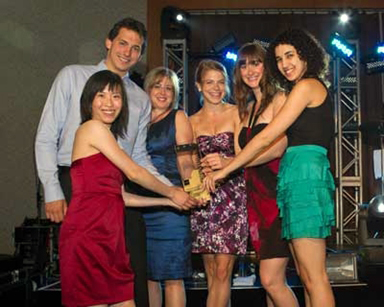 Winners of the Myosotis trophee at Gala Reconnaissance CMA 2011