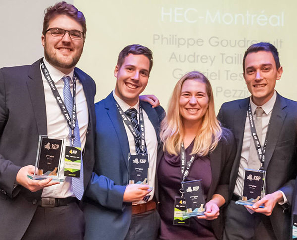 KGP contest: two HEC Montréal teams take first place | News | HEC Montréal