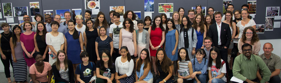 Students from the Business French Summer School 