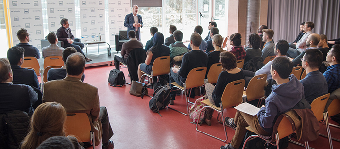 Le président de Bombardier, Alain Bellemare, rencontre les étudiants du MBA de HEC Montréal