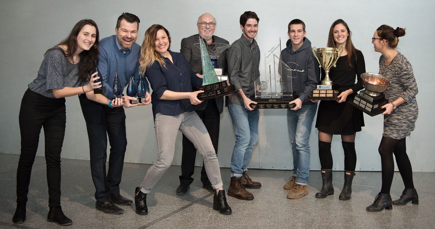 Les étudiants du B.A.A. réalisent un grand chelem en remportant les quatre trophées.