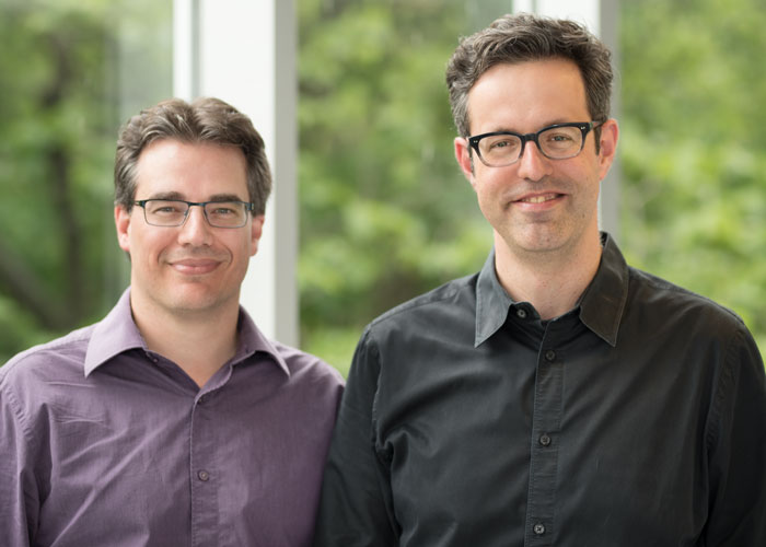 The co-directors of the Data Philanthropy Hub, (left to right) Marc Fredette and Renaud Legoux