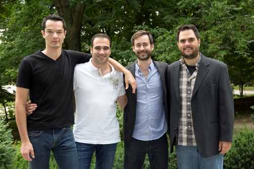 Simon Turcotte, Lauris Bonnet, Jean-Michel Beaudoin, and Daniel Tardif