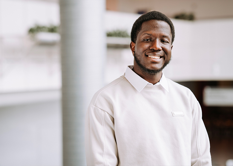 Mohamed Semega, étudiant au certificat