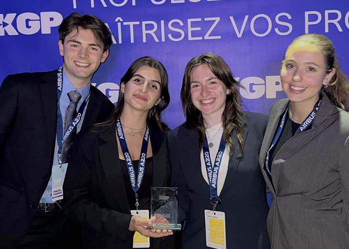 Delegation HEC Montréal au concours KGP 2025