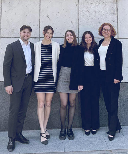 Maxime Amyot, Rachel Bussières, Sibylle Hattler et Noémie Bourdeau.