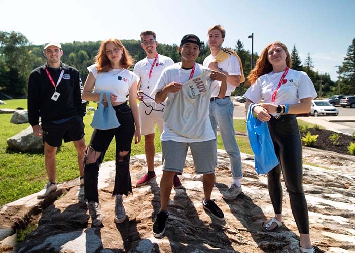 William Dupont, Elisabeth Viau, Mathieu Morin-Lamy, Ouchylon Suong, Caleb Miller and Ophélie Mayol