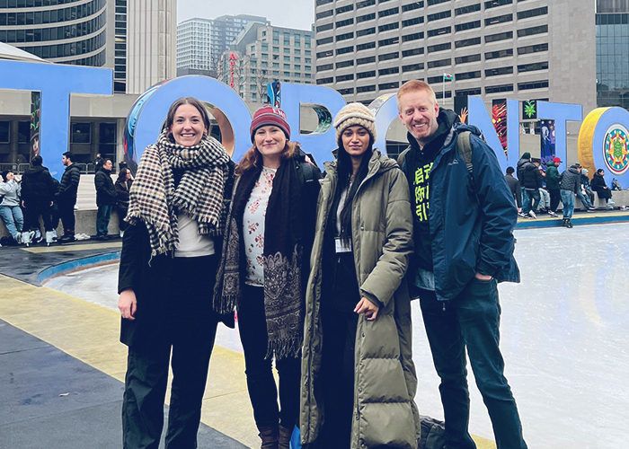 Laetitia Dandavino-Tardif, Alina Rudman, Ruchira Choudhury et Charles Dreyer