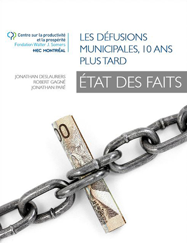 l’étude Les défusions municipales, 10 ans plus tard – État des faits du Centre sur la productivité et la prospérité (CPP) de HEC Montréal