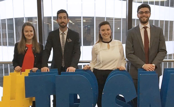 Aurélie Michaud, Charles-Ely Legris, Audrée Lavoie Archambault, Andrew Coffey.