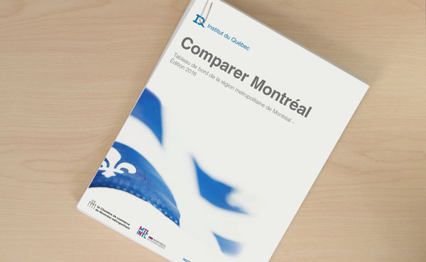 L’édition 2016 du Tableau de bord de la région métropolitaine de Montréal, de l’Institut du Québec (IdQ)