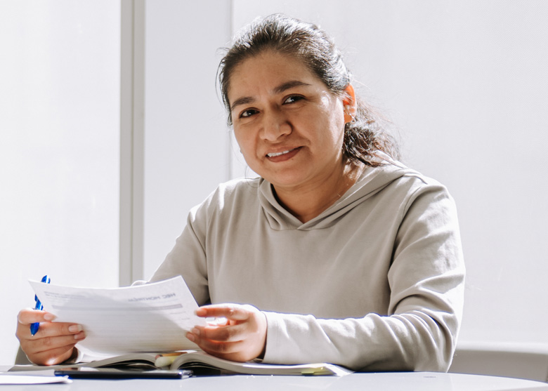 Étudiante au certificat