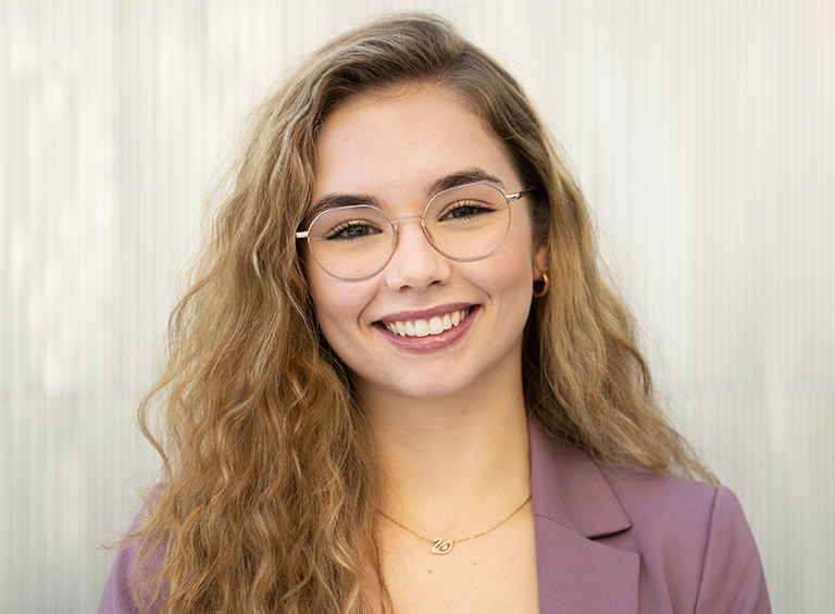 Évelyne Beaulieu, étudiante au baccalauréat