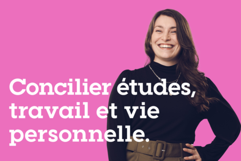 Concilier études, travail et vie personnelle Concilier études, travail et vie personnelle