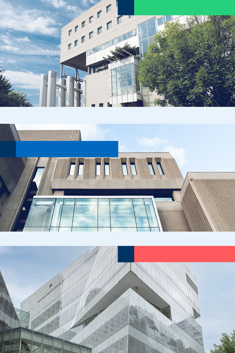 校园入口横幅景观,展现蒙特利尔大学风貌
