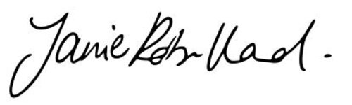 Signature de Janie Robillard