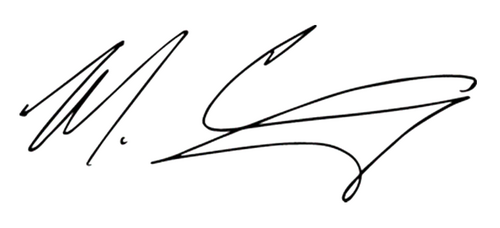Signature de Mark Carney