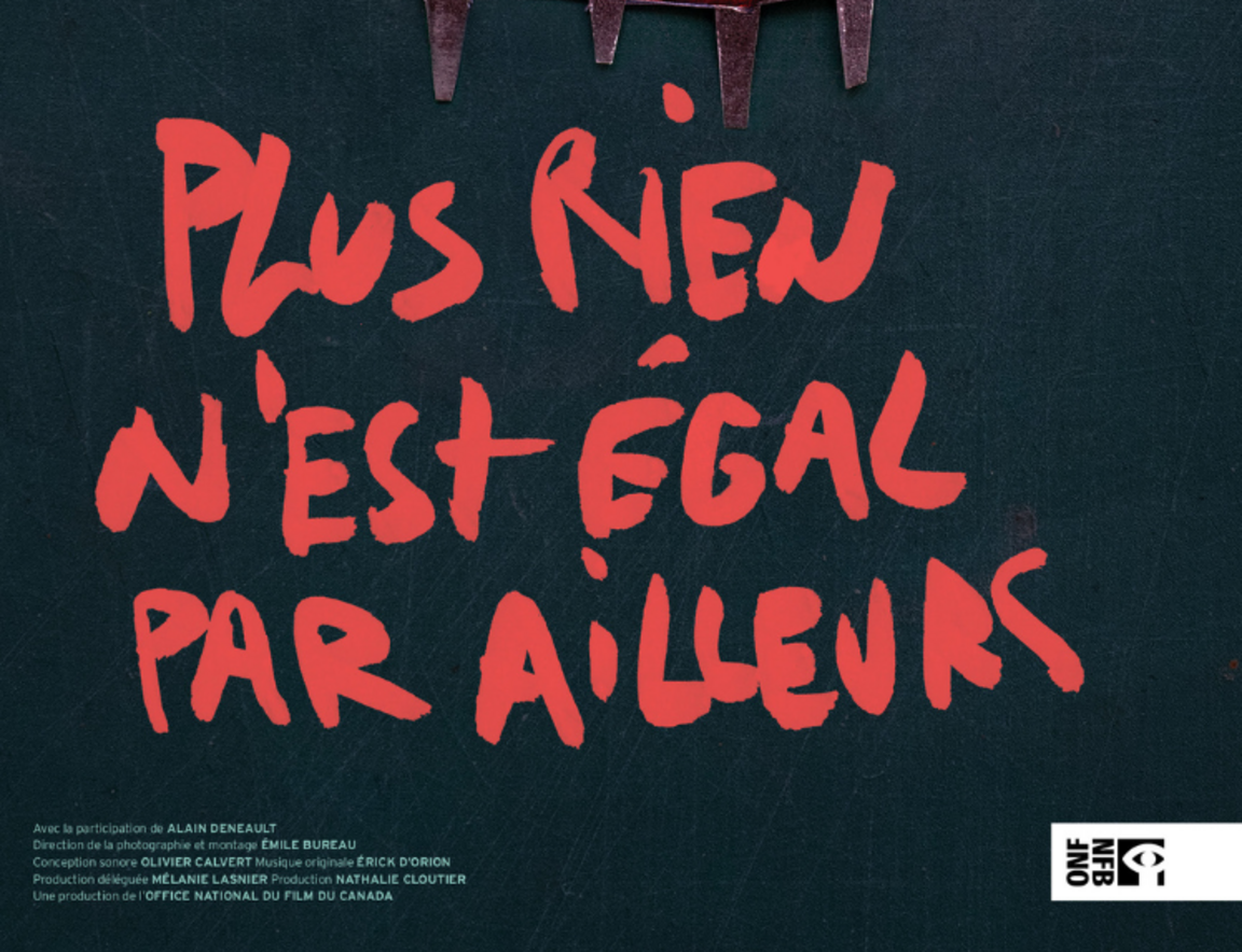 Affiche du documentaire Plus rien n'est égal par ailleurs