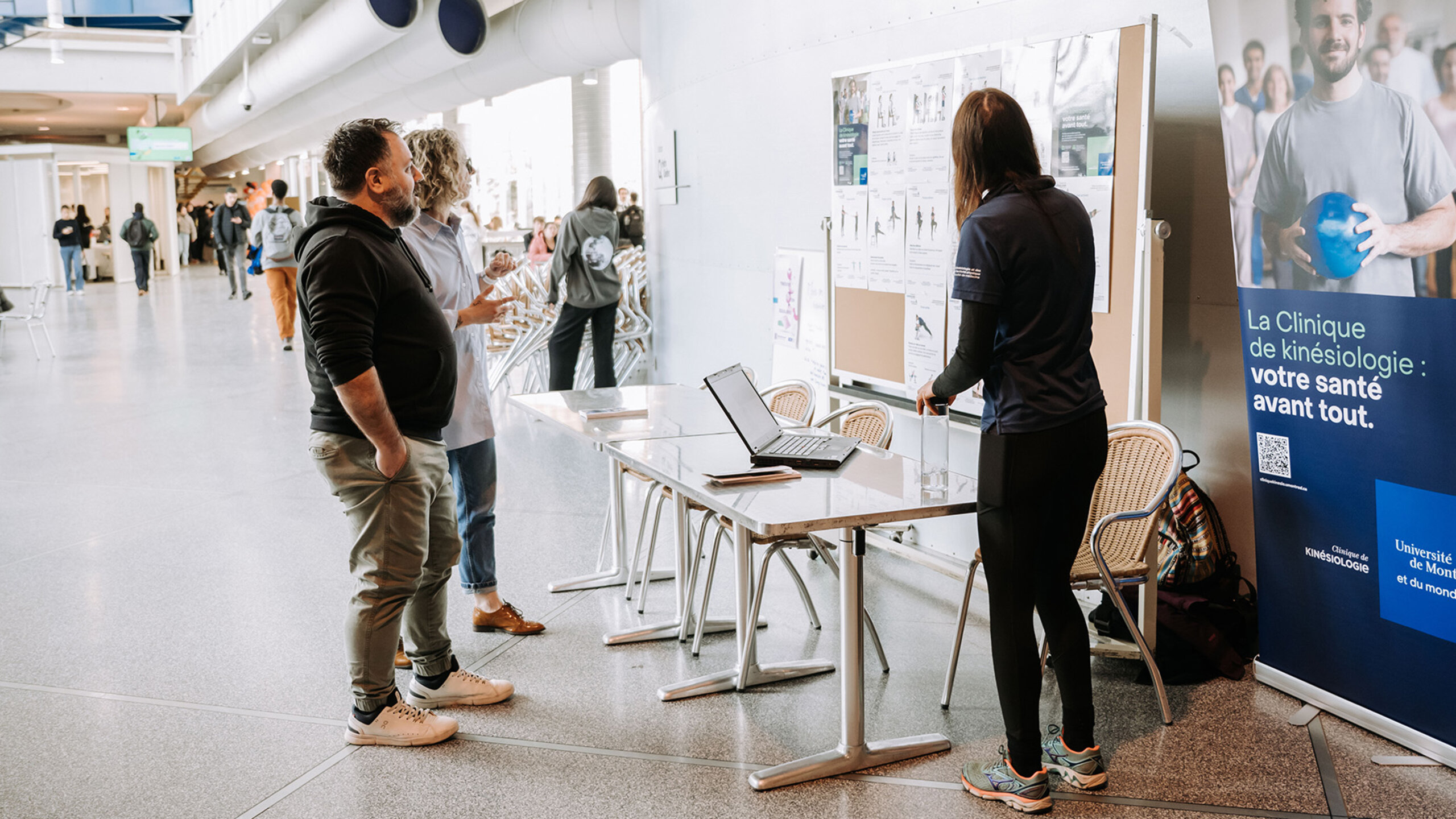 Présentation de la clinique de kinésiologie de l'Université de Montréal.
