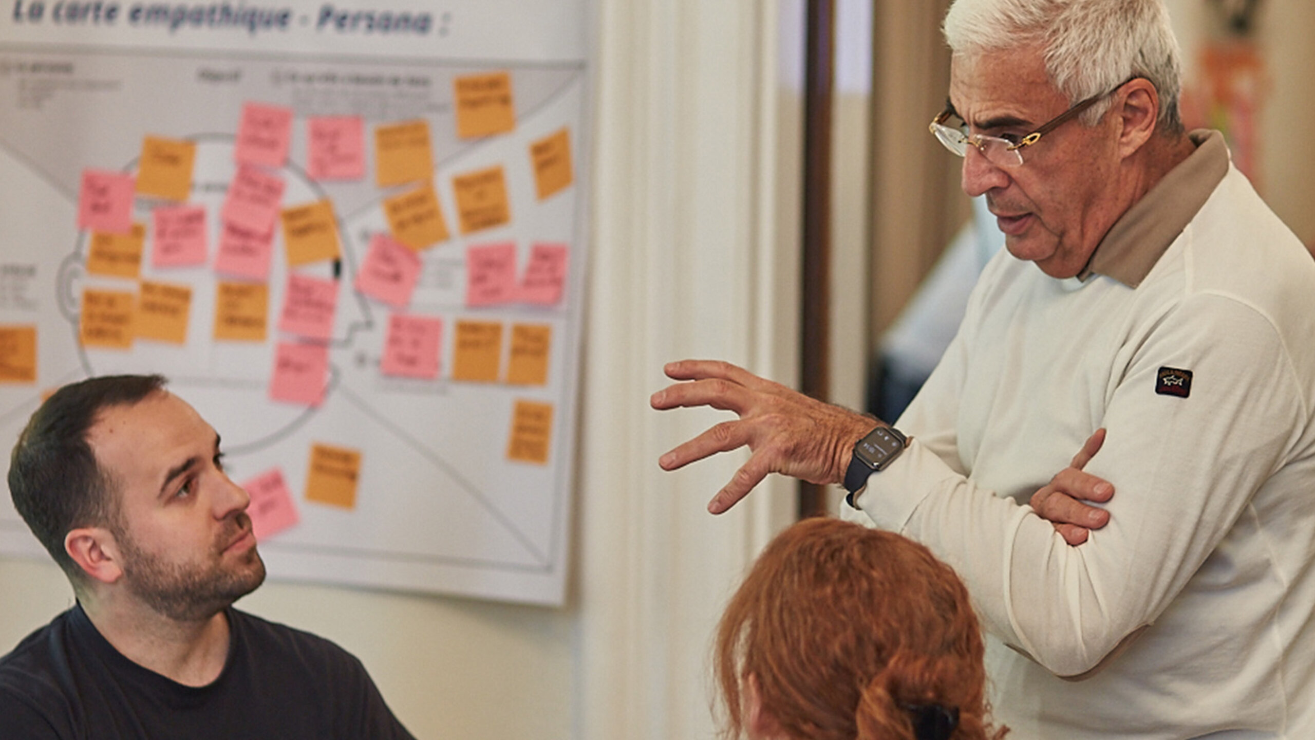 Co-design session on entrepreneurial support at HEC Montréal.