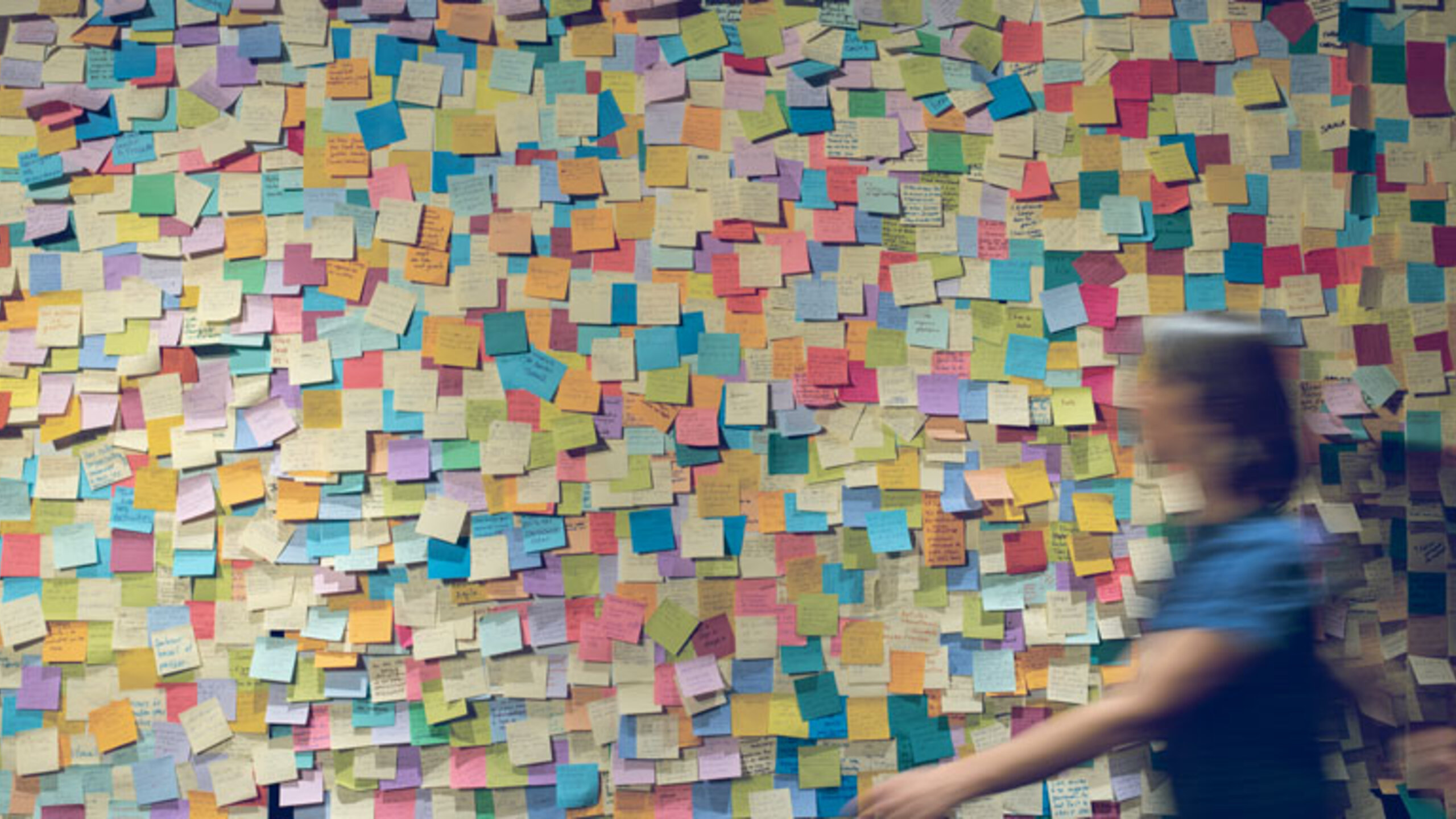 Post-it wall