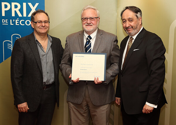 Grands prix de recherche et de pédagogie à Georges Dionne et Jean Talbot