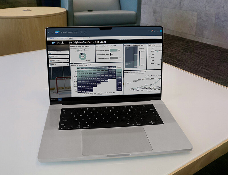 Un jeu utilisant les données du hockey pour développer les compétences analytiques