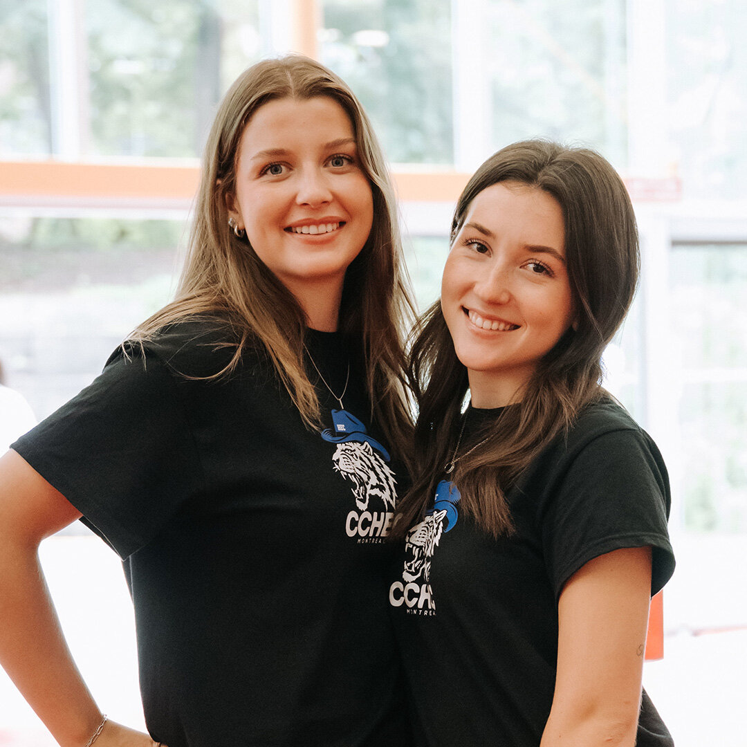 Two students pose in a well-lit space during the 2026 back-to-school season.