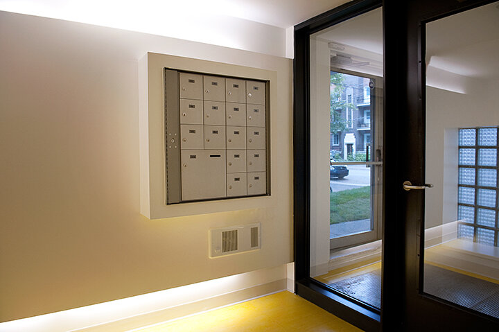 Entrée de l'édifice