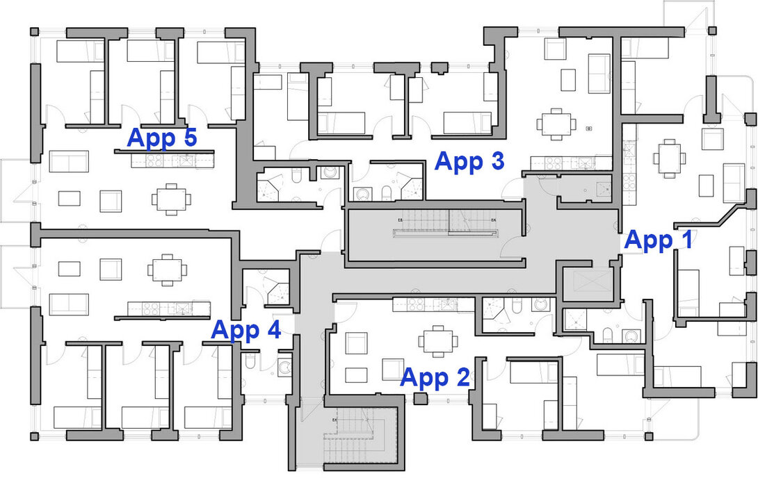 Plan d'un étage