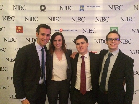 <i>National Investment Banking Competition</i> : une 3<sup>e</sup> place pour la délégation de l’École!