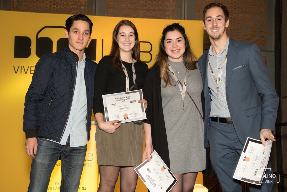MUCH Marketing Montréal : 3 étudiants du B.A.A. remportent la finale
