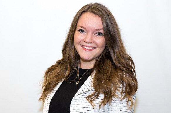 Audrey Couture, étudiante au B.A.A., aux commandes de Manuvie pour une journée!