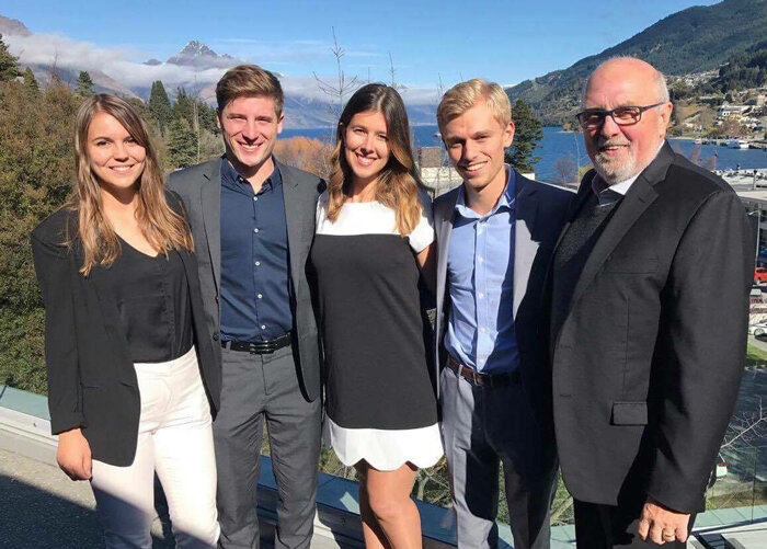 Des étudiants du B.A.A. enlèvent la 1<sup>re</sup> place en Nouvelle-Zélande