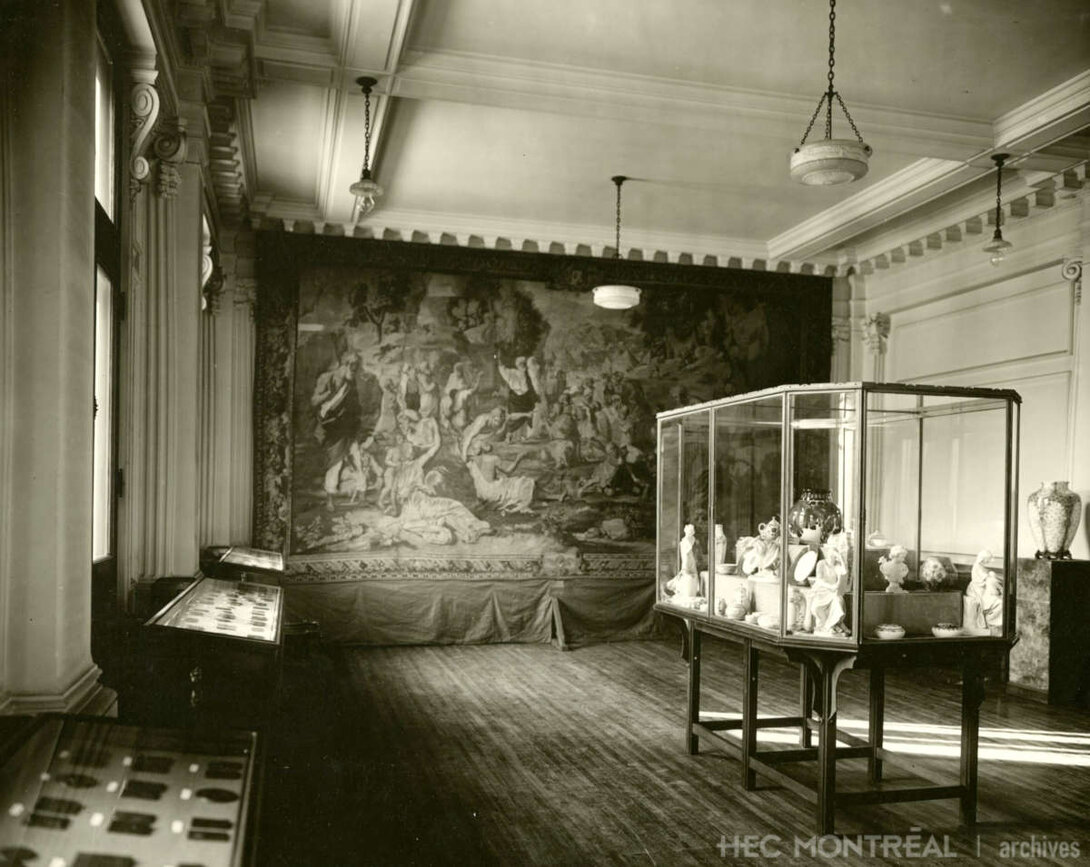   Description : Salle d'exposition du Musée commercial et industriel de Montréal. Date : ca 1930 Crédit photo : Albert Dumas Cote archivistique : A012/XPH,0050
