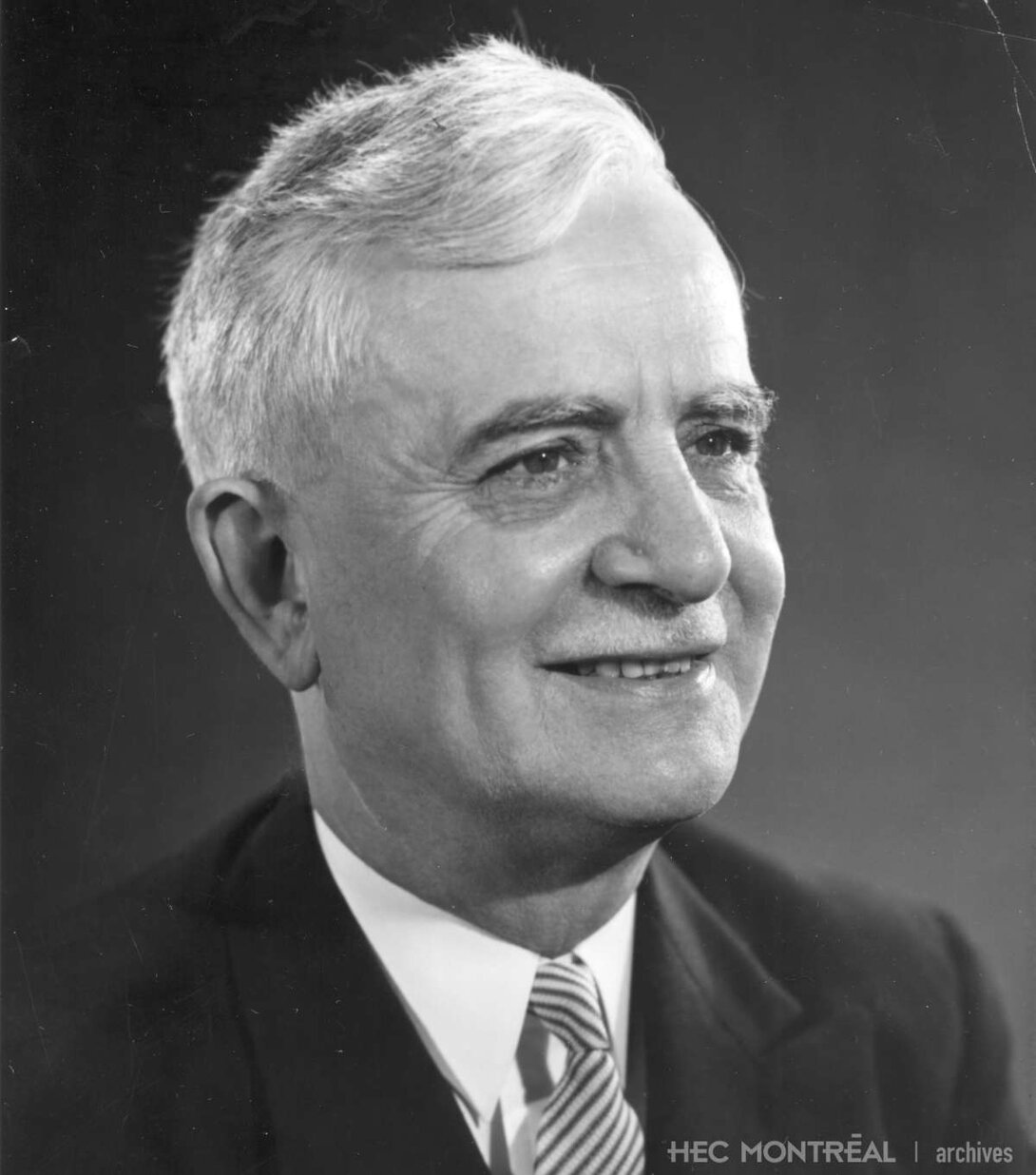   Description : Portrait de monsieur Victor Barbeau. Date : 1965 Crédit photo : André Larose Cote archivistique : P010/XPH,0001