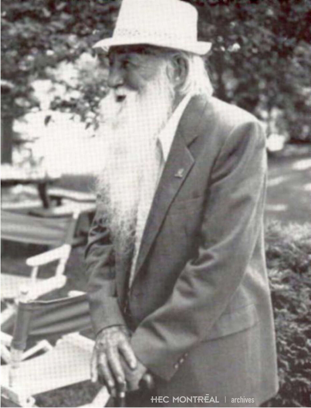   Description : Portrait de Jean-Baptiste Cloutier. Date : ca 1990 Crédit photo : Photographe inconnu Cote archivistique : P018/XPH,0001