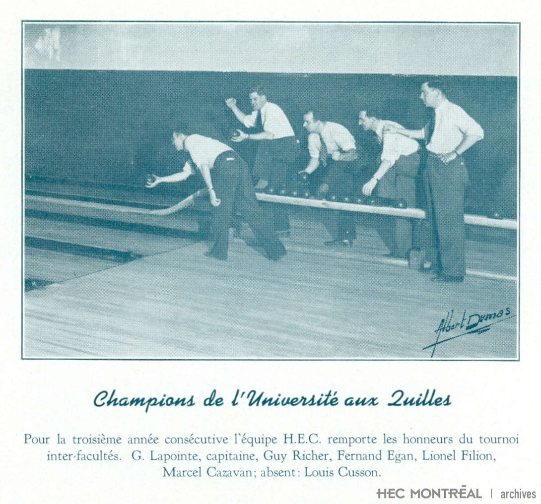  Description : Extait de l'album des finissants du Baccalauréat des affaires, promotion 1941-1942. Date : 1941-1942 Crédit photo : Photographe inconnu Cote archivistique : P028/W2,0001