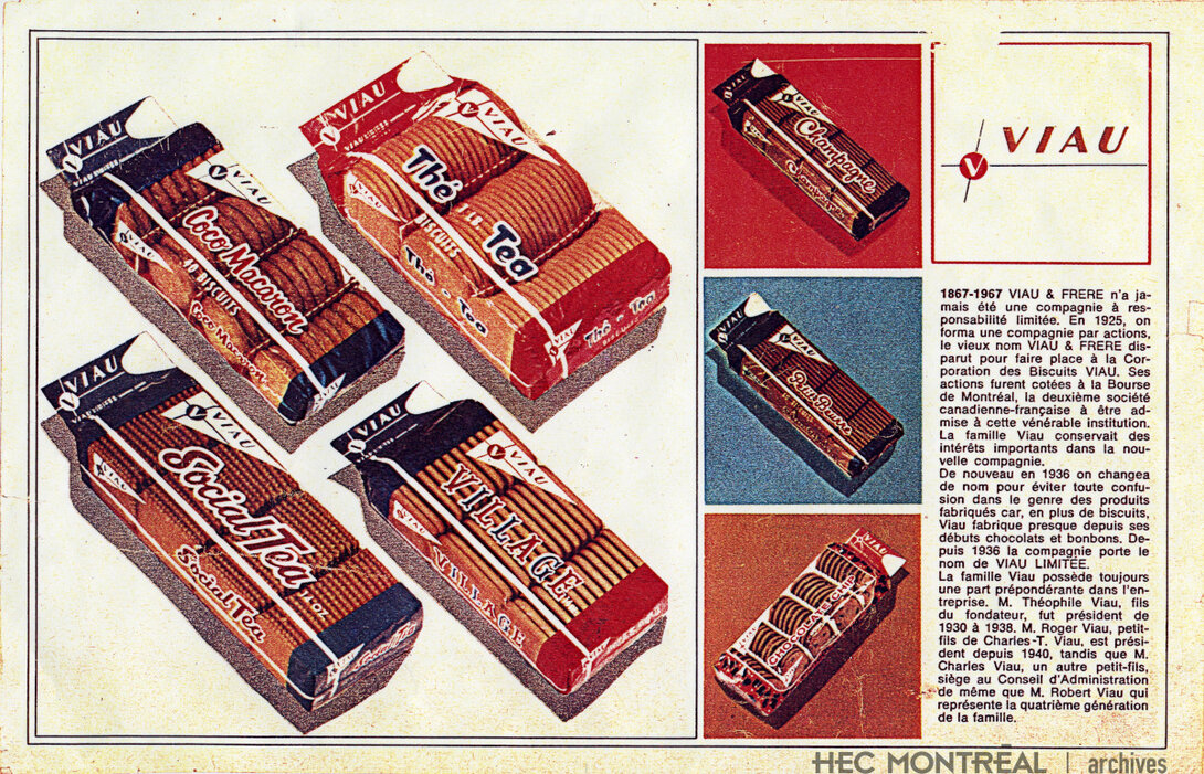   Description : Affiche soulignant le 100e anniversaire de la biscuiterie en 1967. Date : 1967 Crédit photo : Photographe inconnu Cote archivistique : P070/XAF,0004