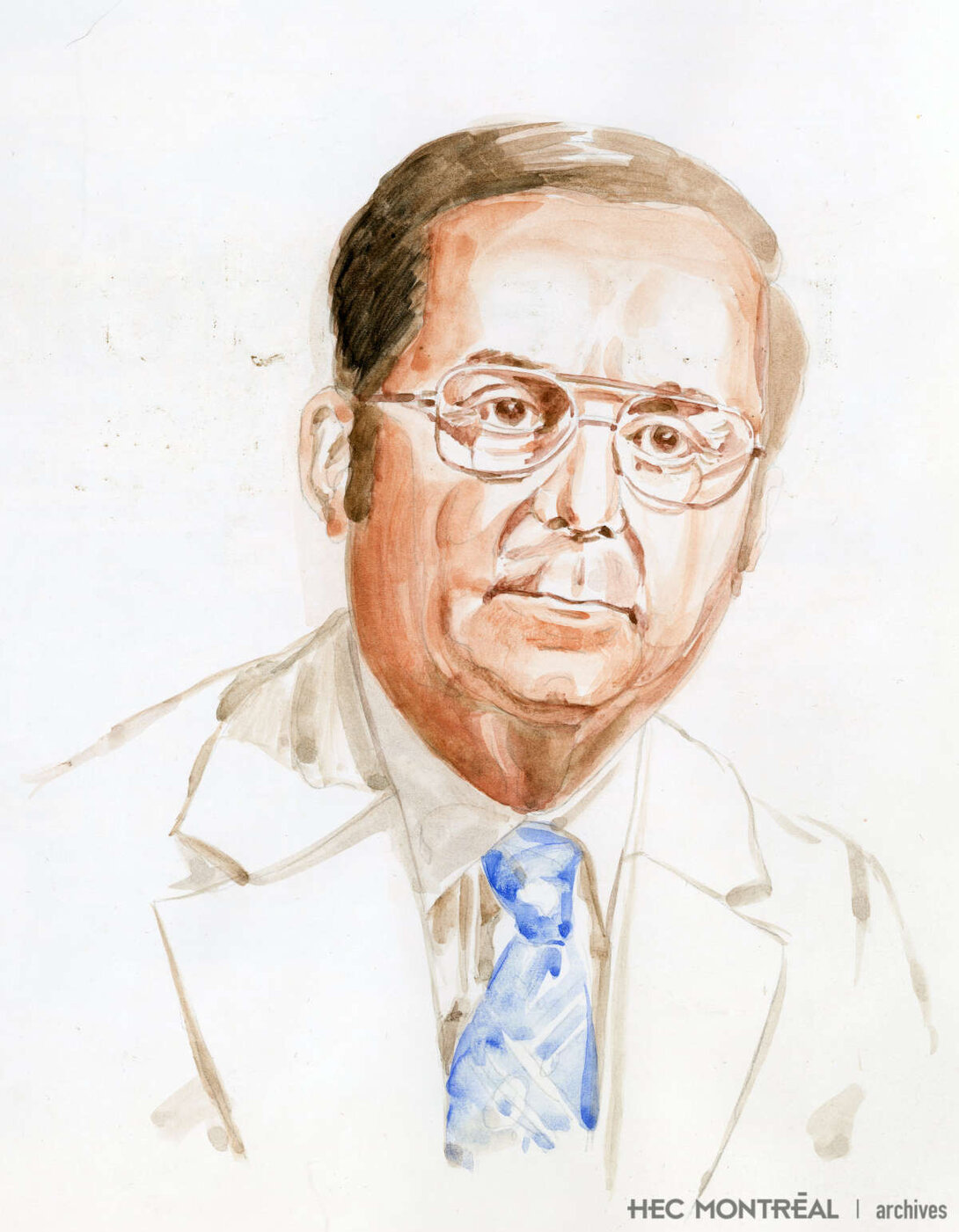   Description : Aquarelle de Gérard Lebeau, brochure célébrant les 30 ans de G. Lebeau Ltée. Date : 1977 Crédit photo : Photographe inconnu Cote archivistique : P090/S2/D59