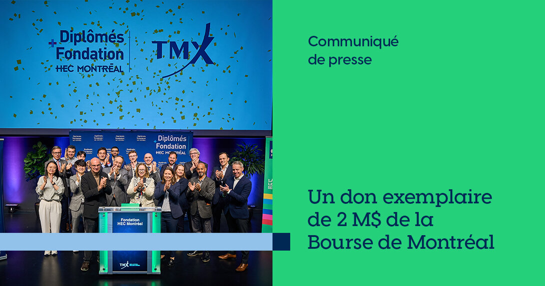 OG- Un don exemplaire de 2 M$ de la Bourse de Montréal  
