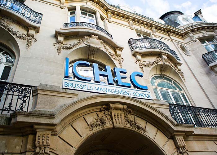 &Eacute;difice de l&rsquo;ICHEC Brussels Management School.&Eacute;difice de l&rsquo;ICHEC Brussels Management School