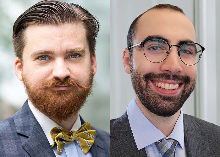 Rapha&euml;l Cl&eacute;ment (&agrave; gauche) et Xavier Drolet (&agrave; droite)