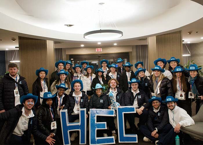 La d&eacute;l&eacute;gation de HEC Montr&eacute;al